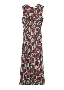 Painted Geo Print Dress